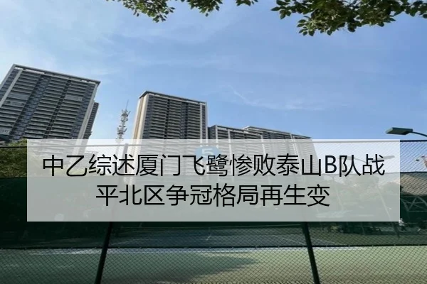 中乙综述厦门飞鹭惨败泰山B队战平北区争冠格局再生变